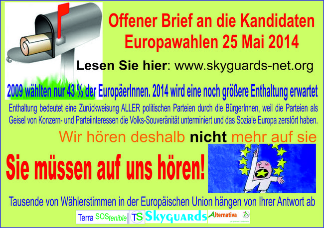 Offener Brief Deutsch An Die Kandidaten Der Europawahlen Mai 2014